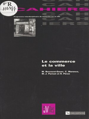 cover image of Le commerce et la ville
